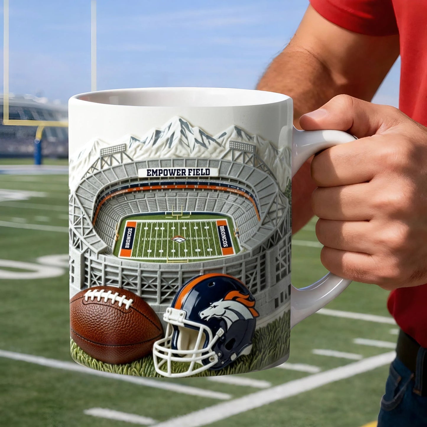 DEN x NFL Legend Stadium Game Day Mug NAK NHM