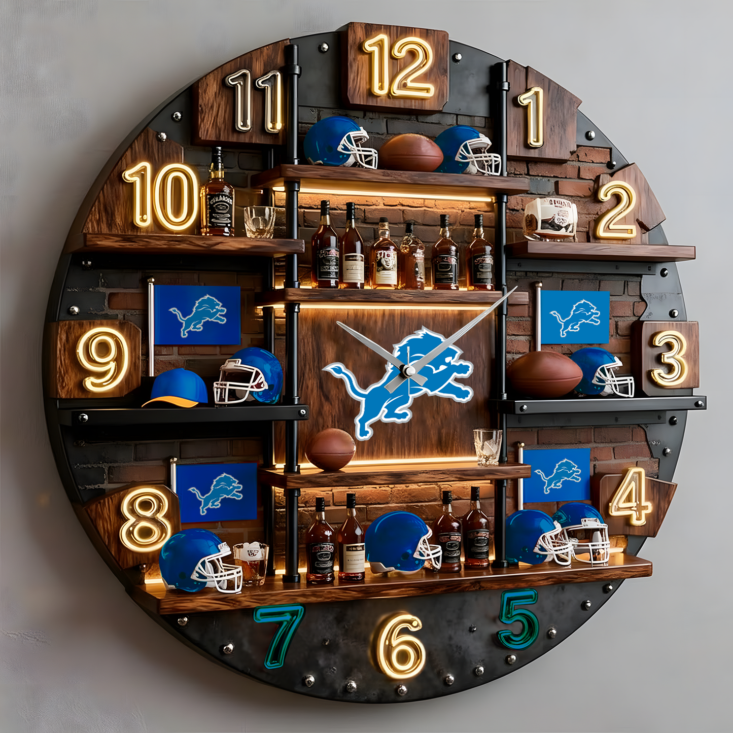 DET X Premium Illuminated Wall Clock 2026 NAK NHT
