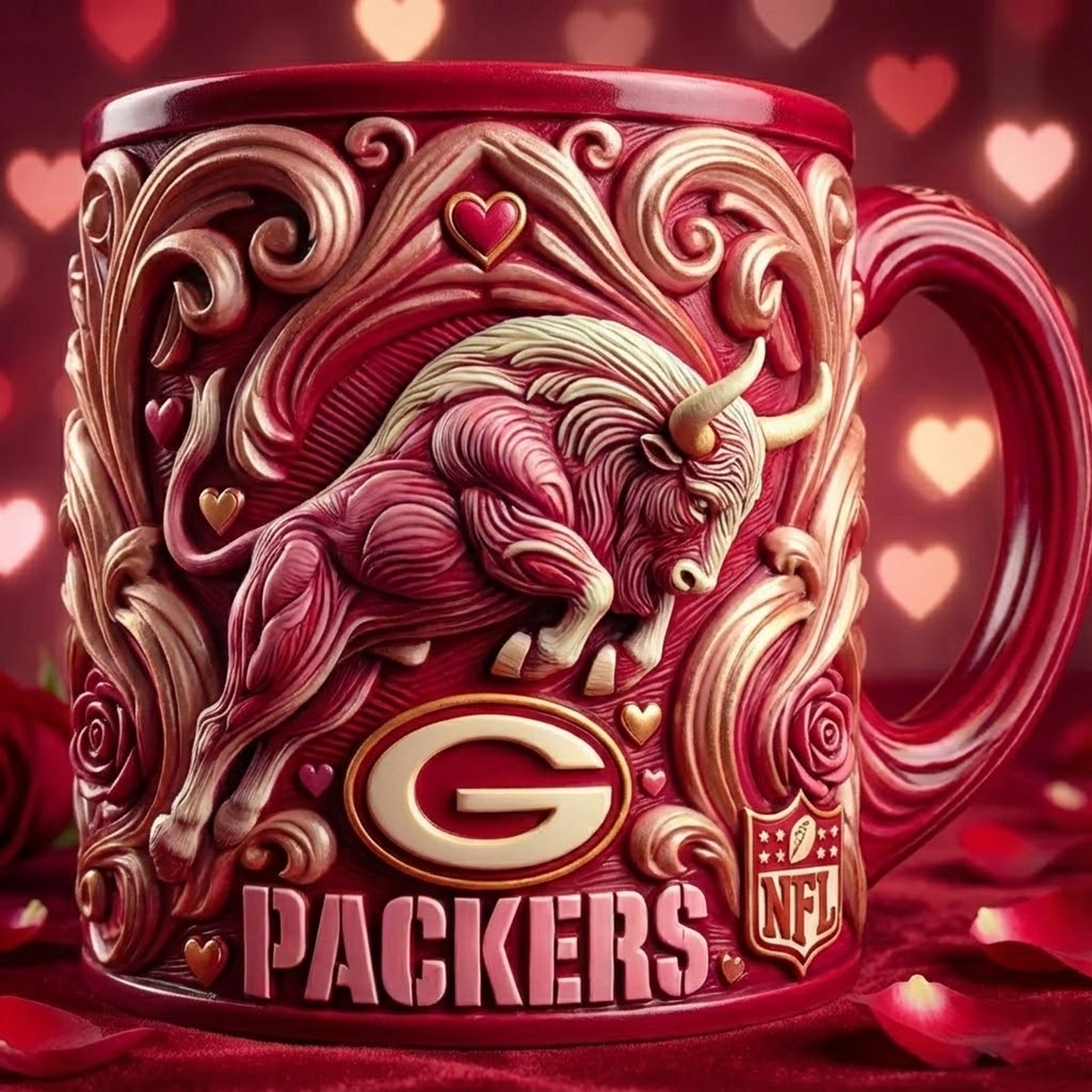 GB X NFL Love Season Mug - Valentine V2 NAK NHT