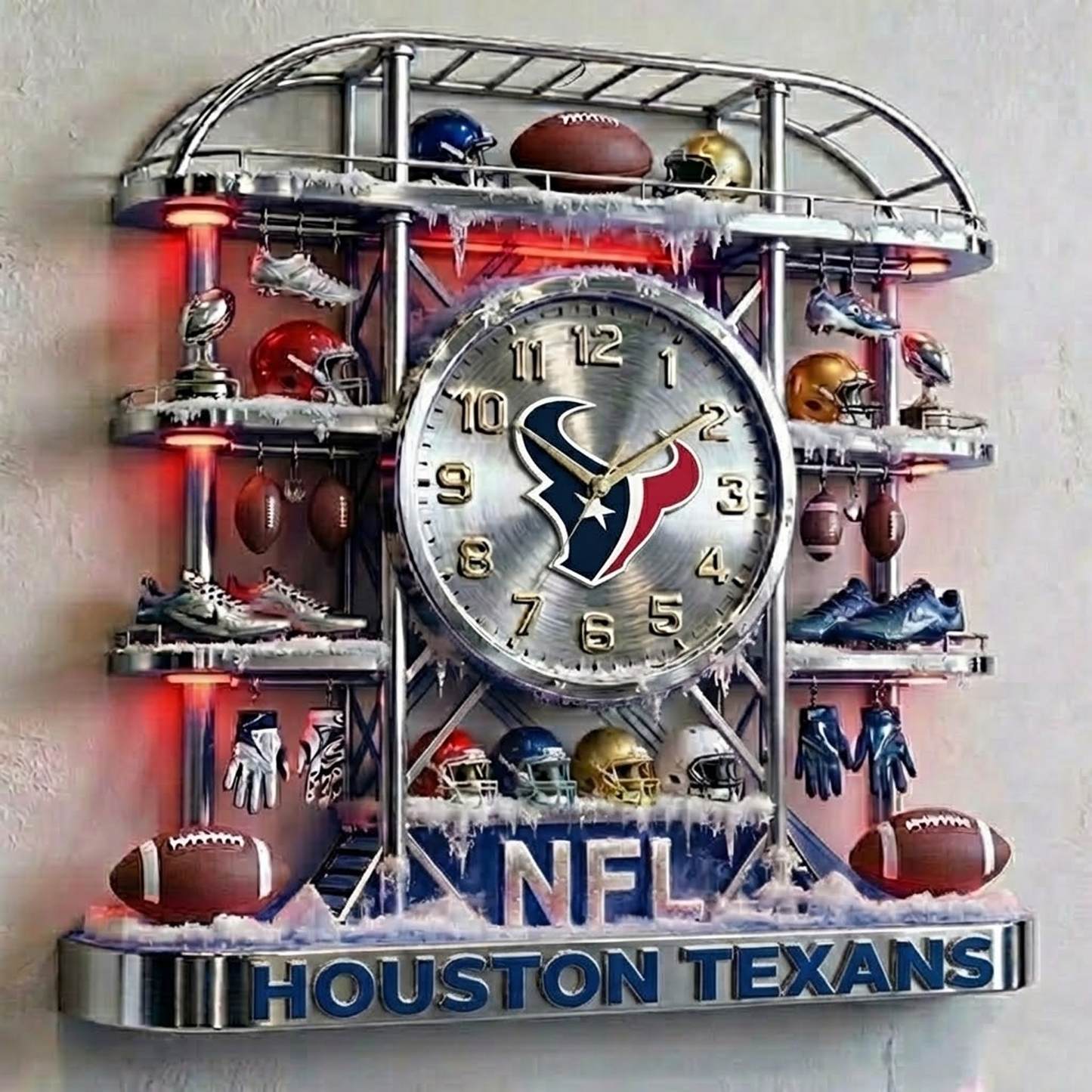 HOU X NFL Arctic Stadium Timepiece 1301 NAK NHT