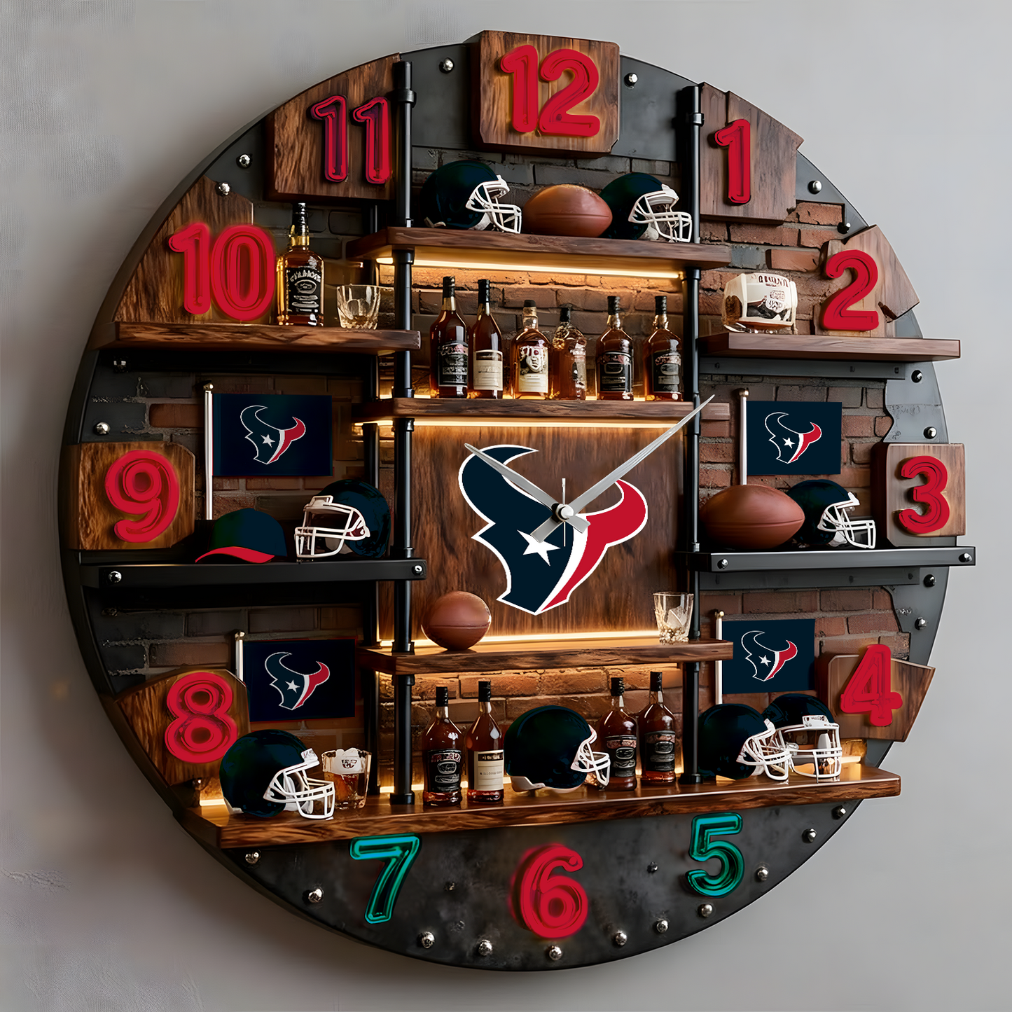 HOU X Premium Illuminated Wall Clock 2026 NAK NHT