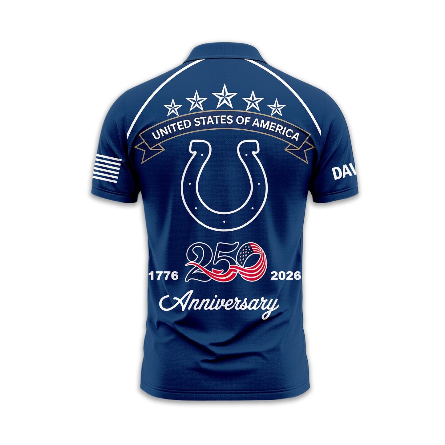 IC Premium NFL American Semiquincentennial Polo Shirt DDT NTL