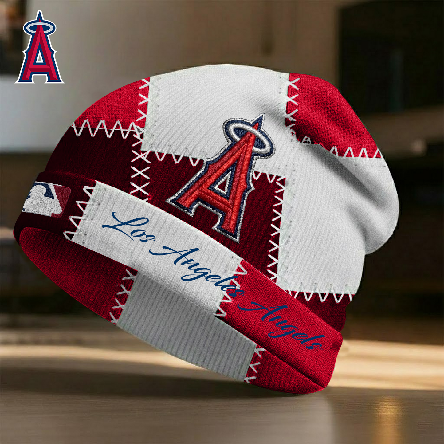 LAA X MLB Custom Name Beanie Hat Gifts For Fans - Limited Edition NAK NHT