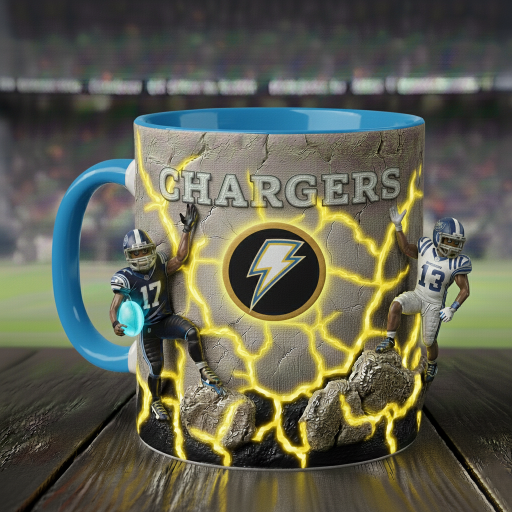 LAC x NFL Coffee Accent Mug - Personalized Gifts NAK CTKT