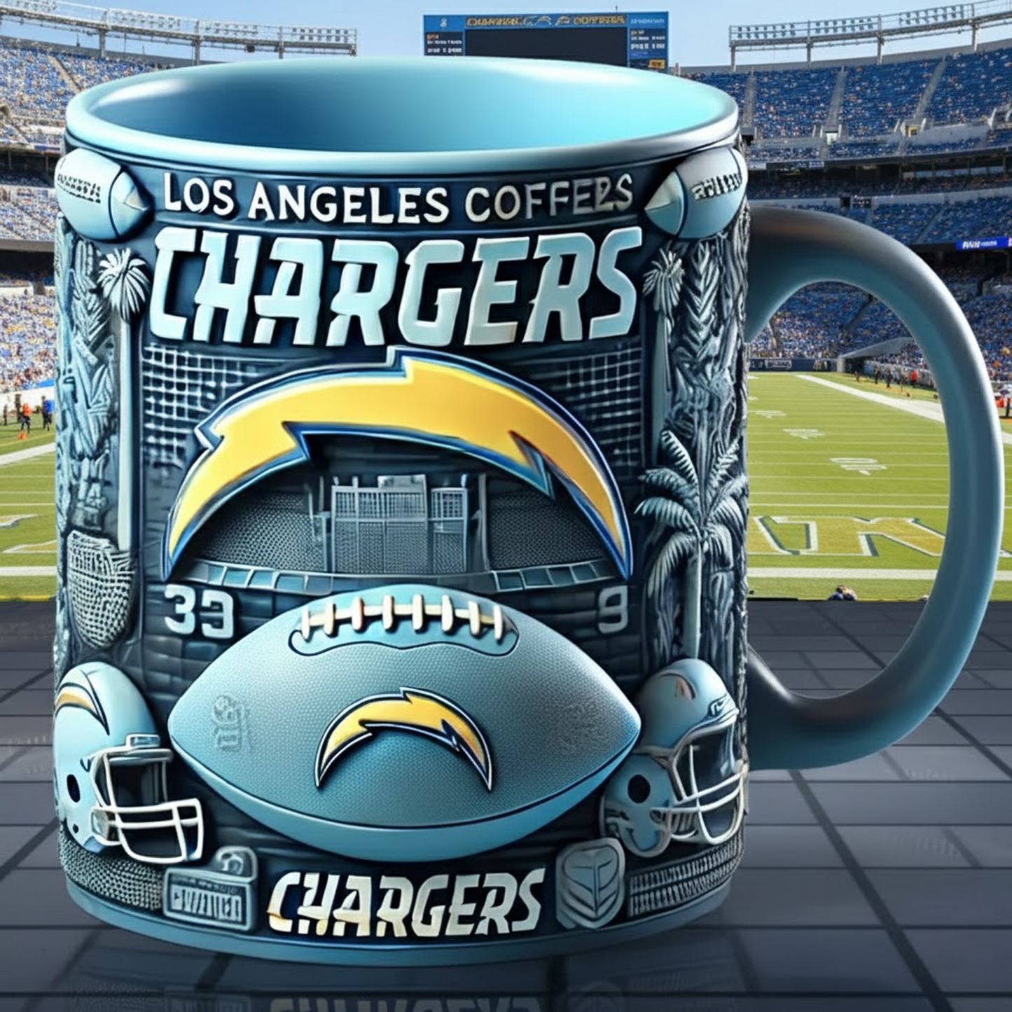 LAC X NFL football team Mug Series- Limited Edition Collectible NAK NHT