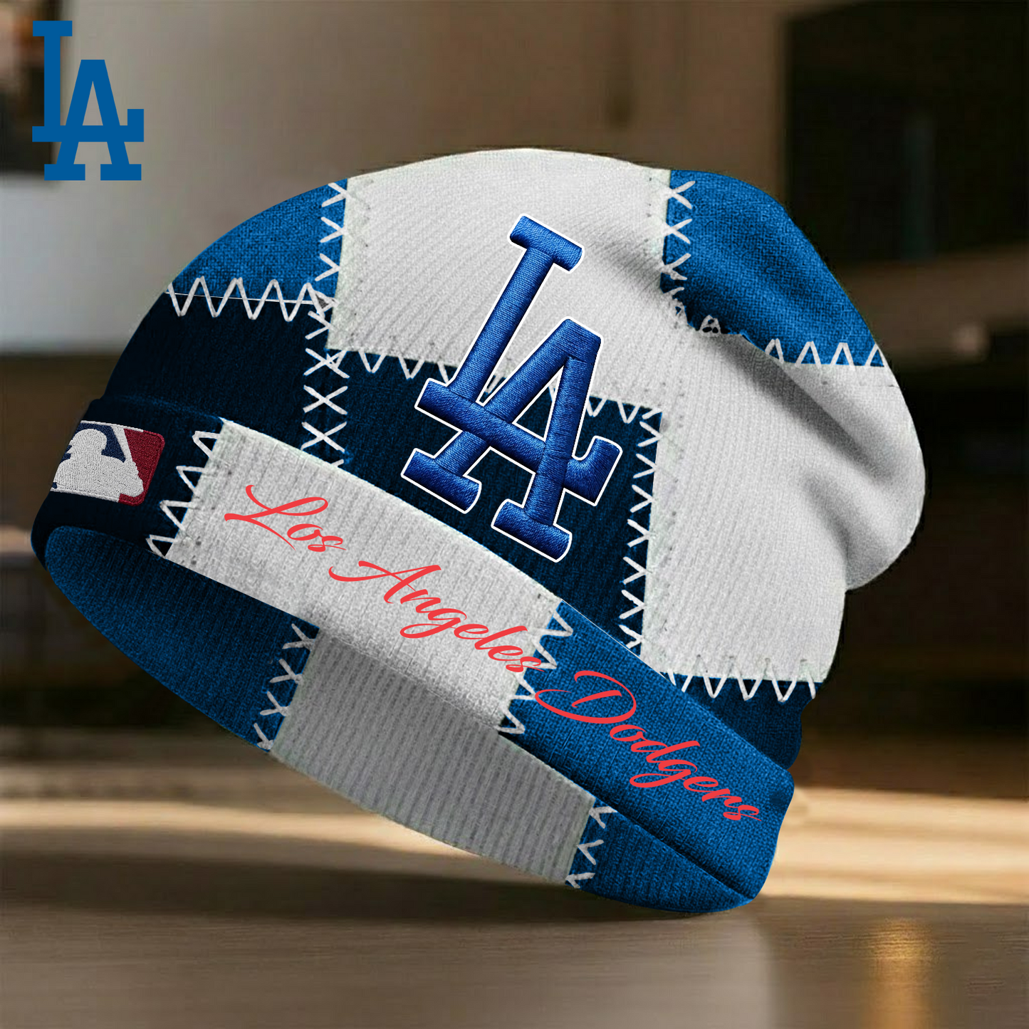LAD X MLB Custom Name Beanie Hat Gifts For Fans - Limited Edition NAK NHT