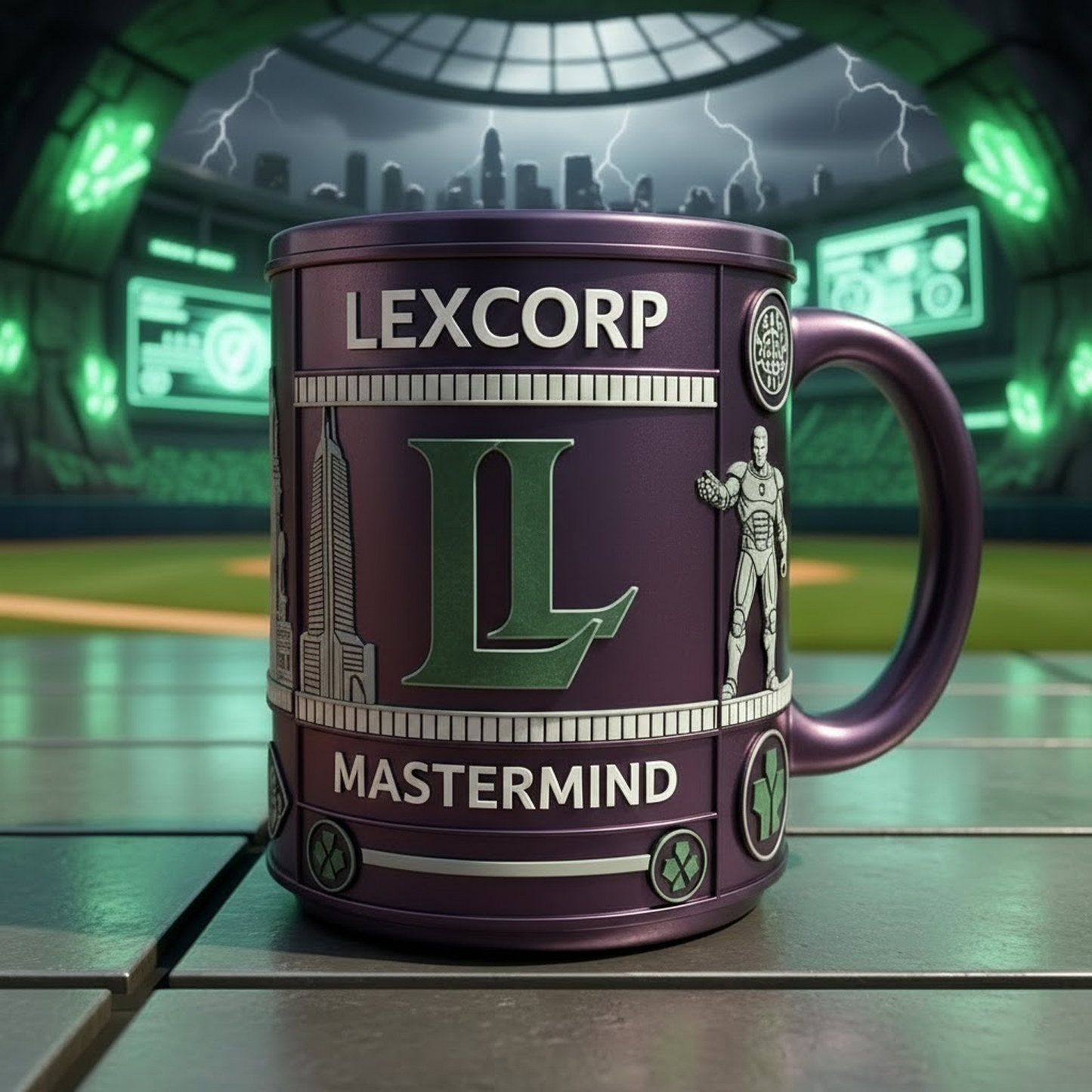 LEX X Mug featuring DC Comics legends. NAK NHT
