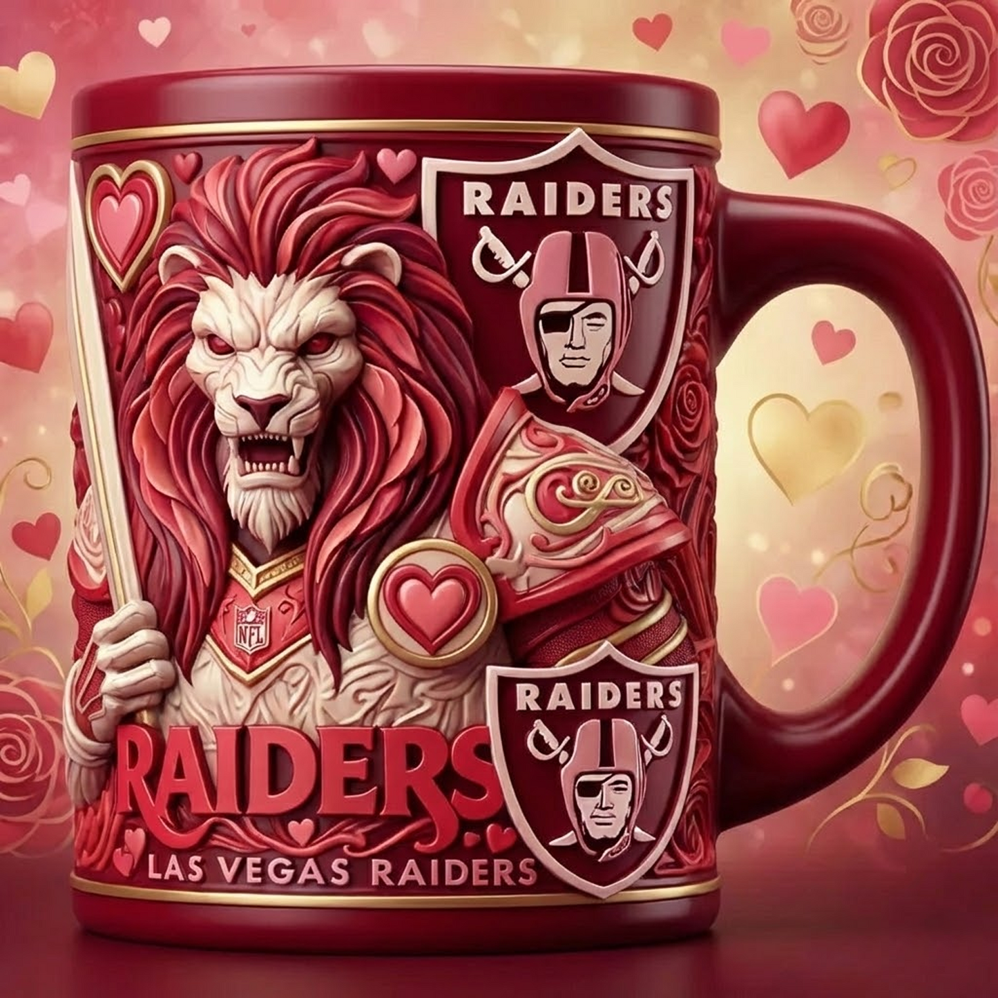 LV X NFL Love Season Mug - Valentine V2 NAK NHT