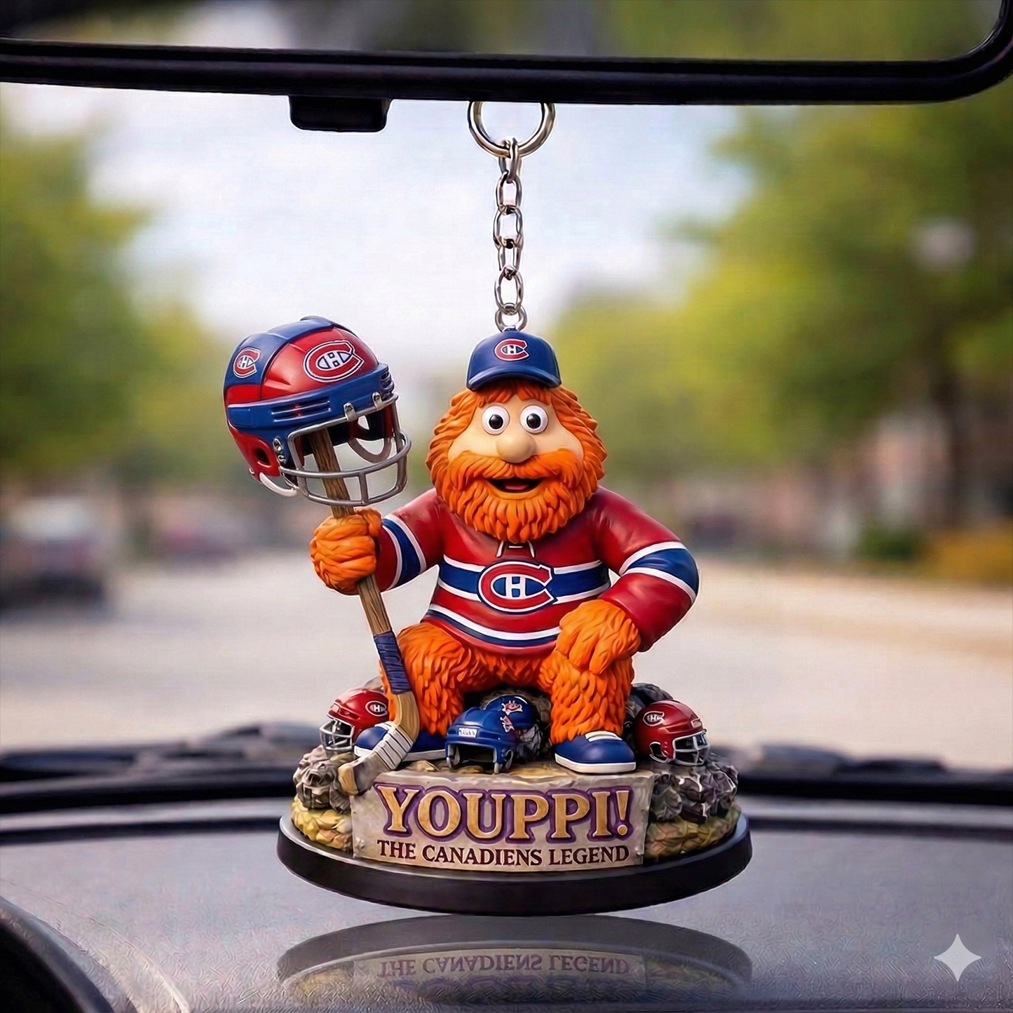 MC x NHL Guardian Mascot Car Decor NAK TTT