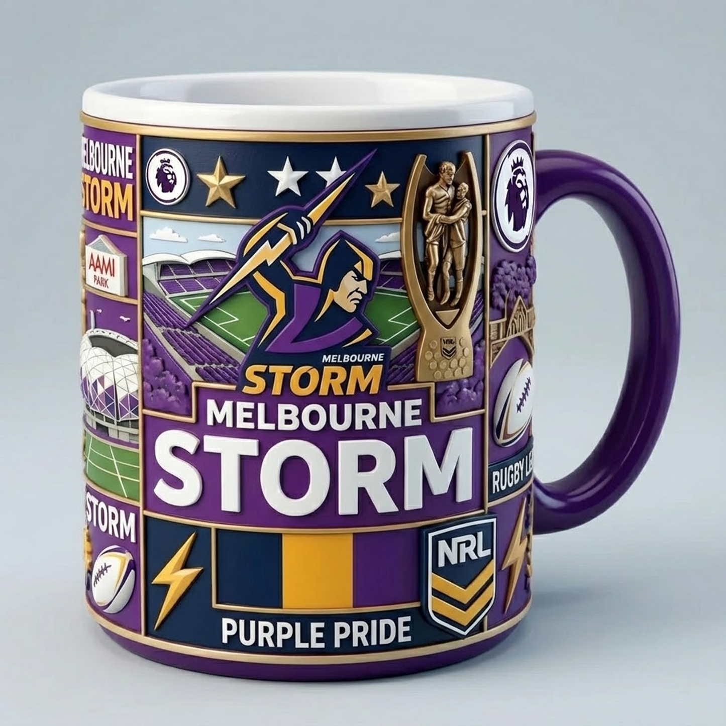 MEL X NRL football team Mug Series - Limited Edition Collectible NAK NHT