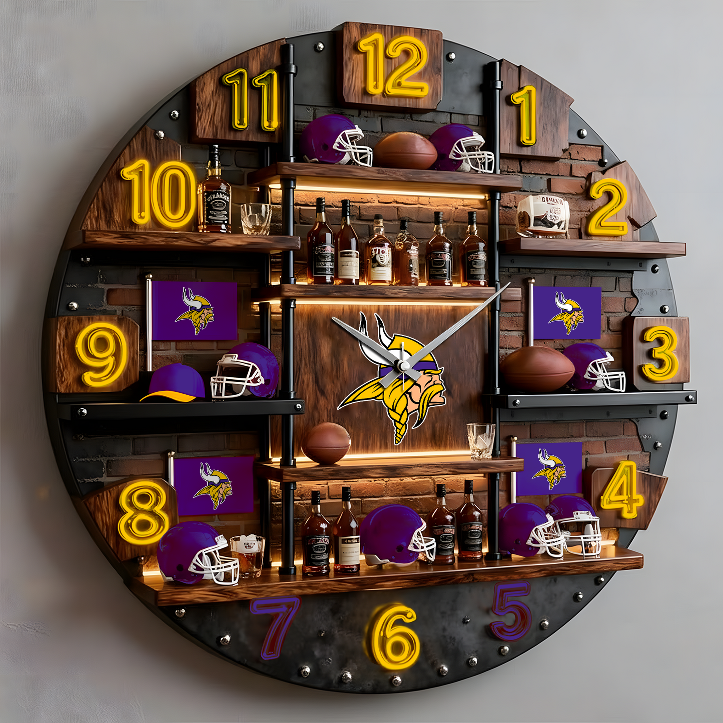 MIN X Premium Illuminated Wall Clock 2026 NAK NHT