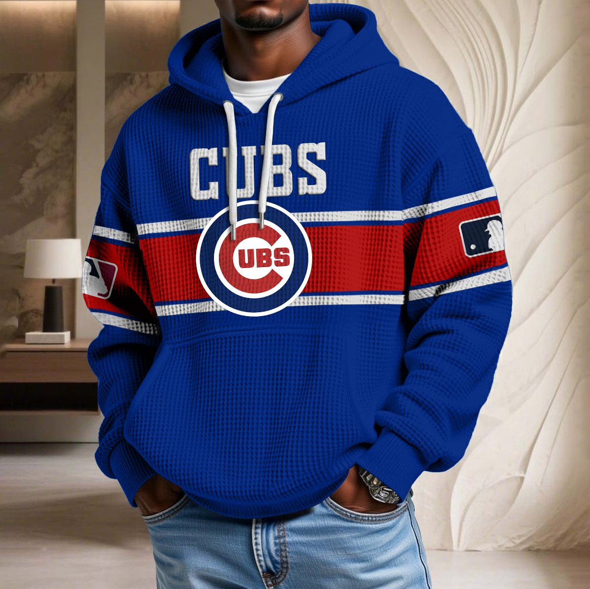 MLB x CHI Waffle Hoodie HLP HLPHUONG