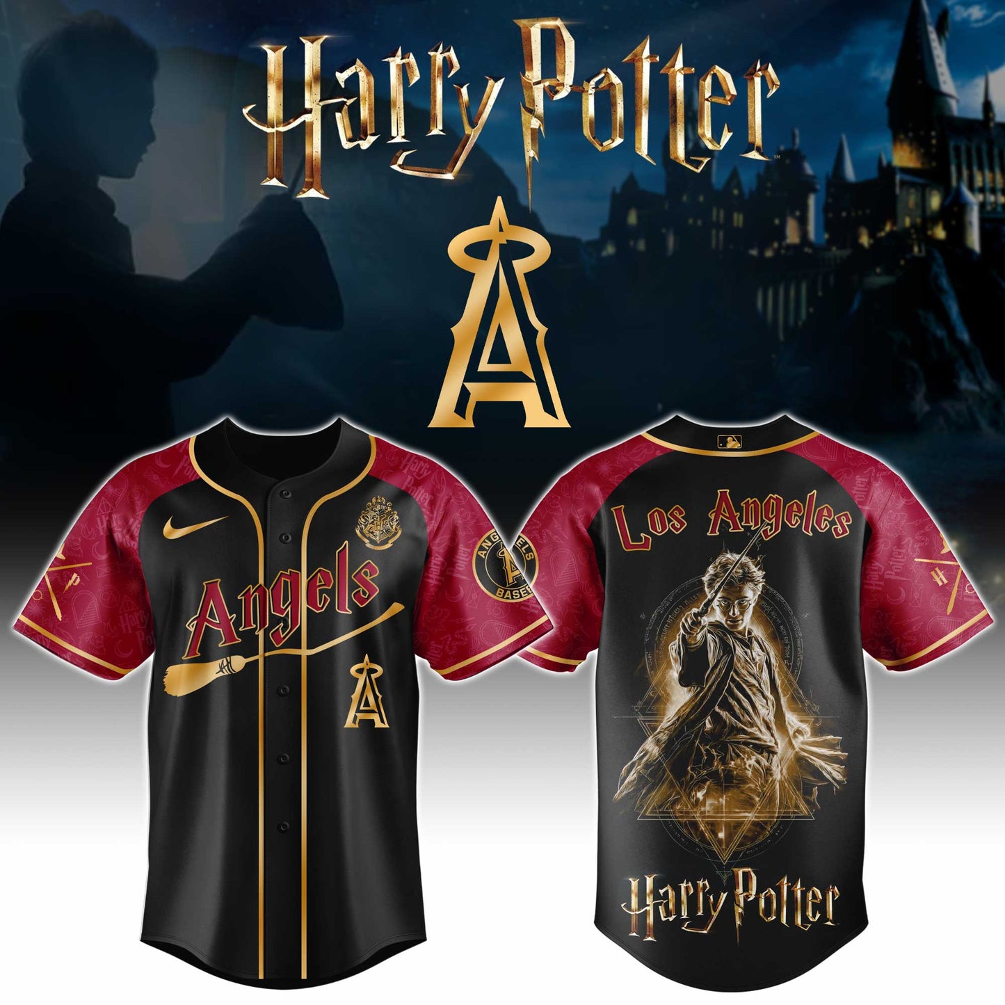 MLB x LAA H Potter Baseball Jersey HLP HLPHUONG