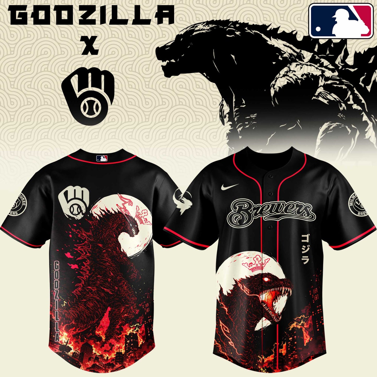 MLB x MIL Monster Baseball Jersey HLP HLPHUONG