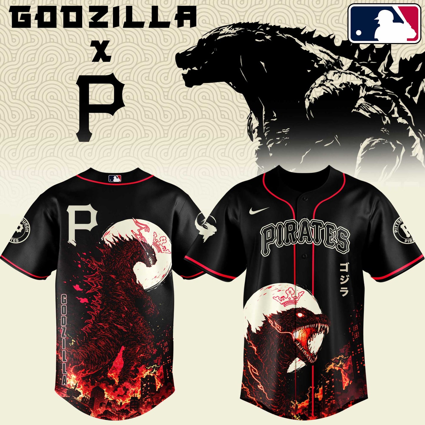 MLB x PIT Monster Baseball Jersey HLP HLPHUONG