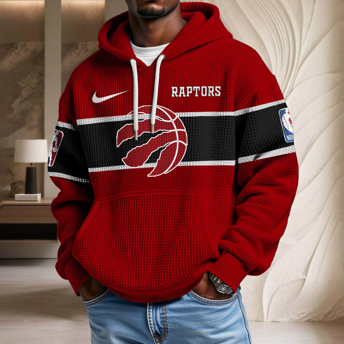 NBA x TOR Basketball Waffle Hoodie HLP HLPHUONG