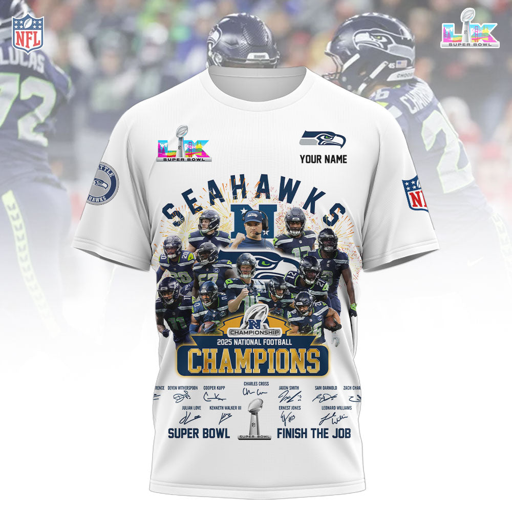 NFL x SEA SB Champion Custom Name Shirt HLP HLPHUONG
