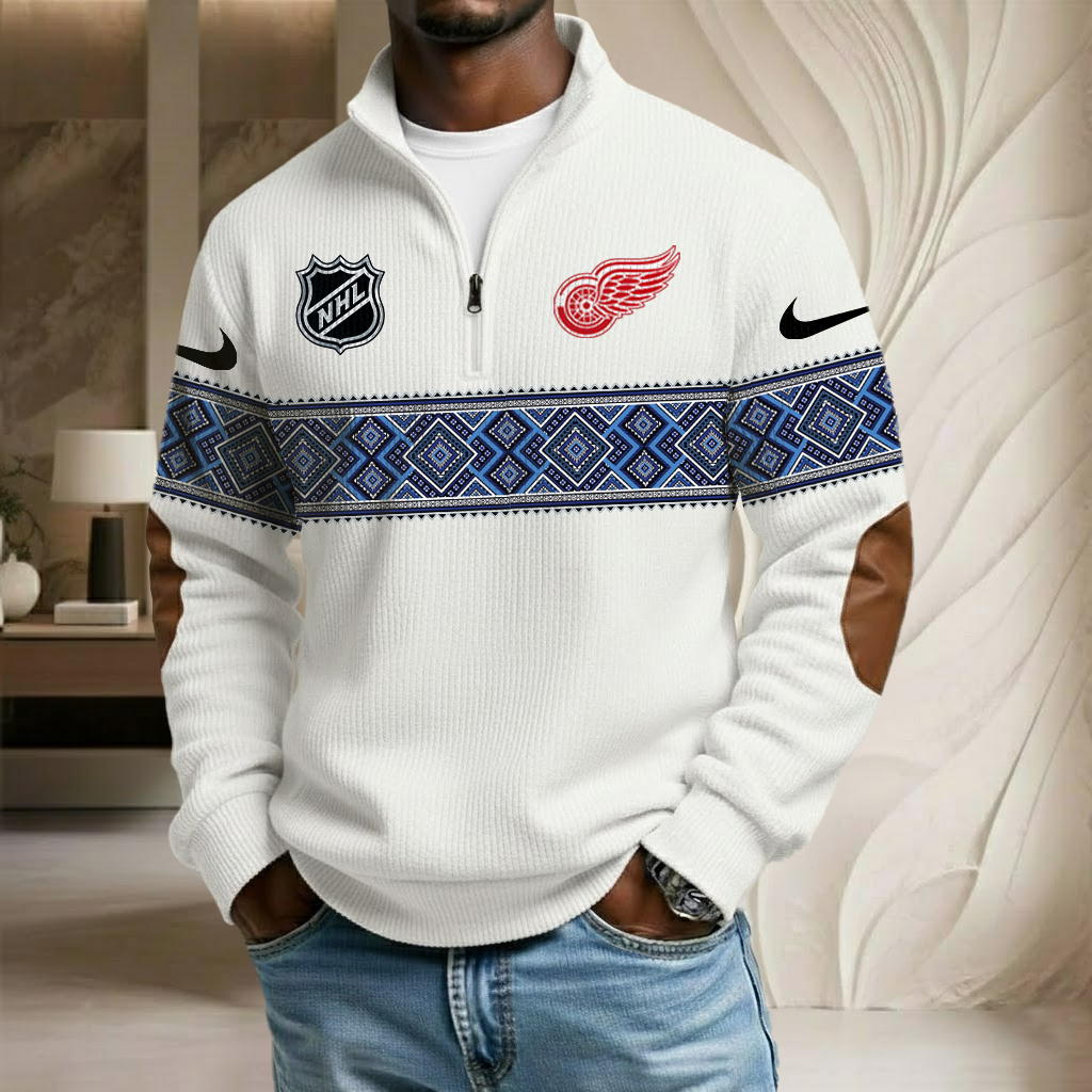 NHL x DRW Stand Collar Half-zip Sweatshirt HLP HLPHUONG