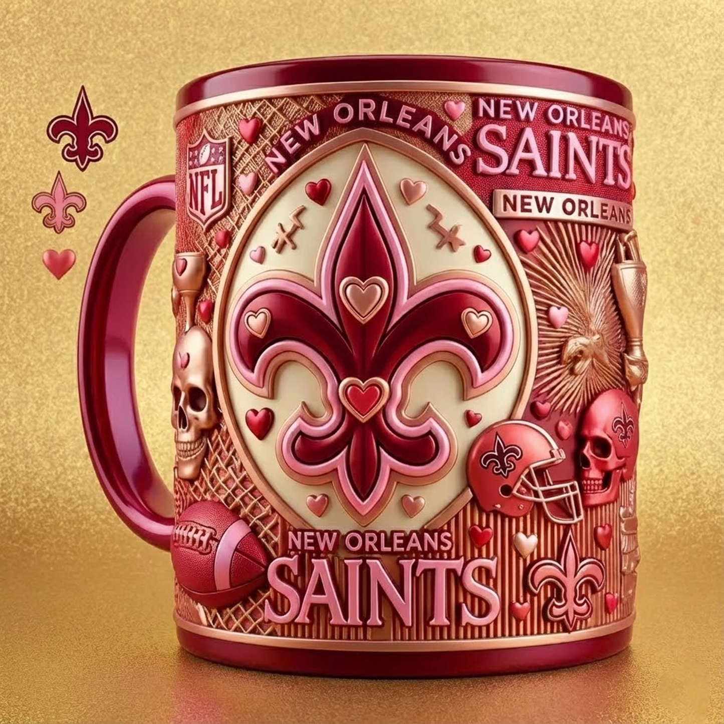 NO X NFL Love Season Mug - Valentine 2026 NAK NHT