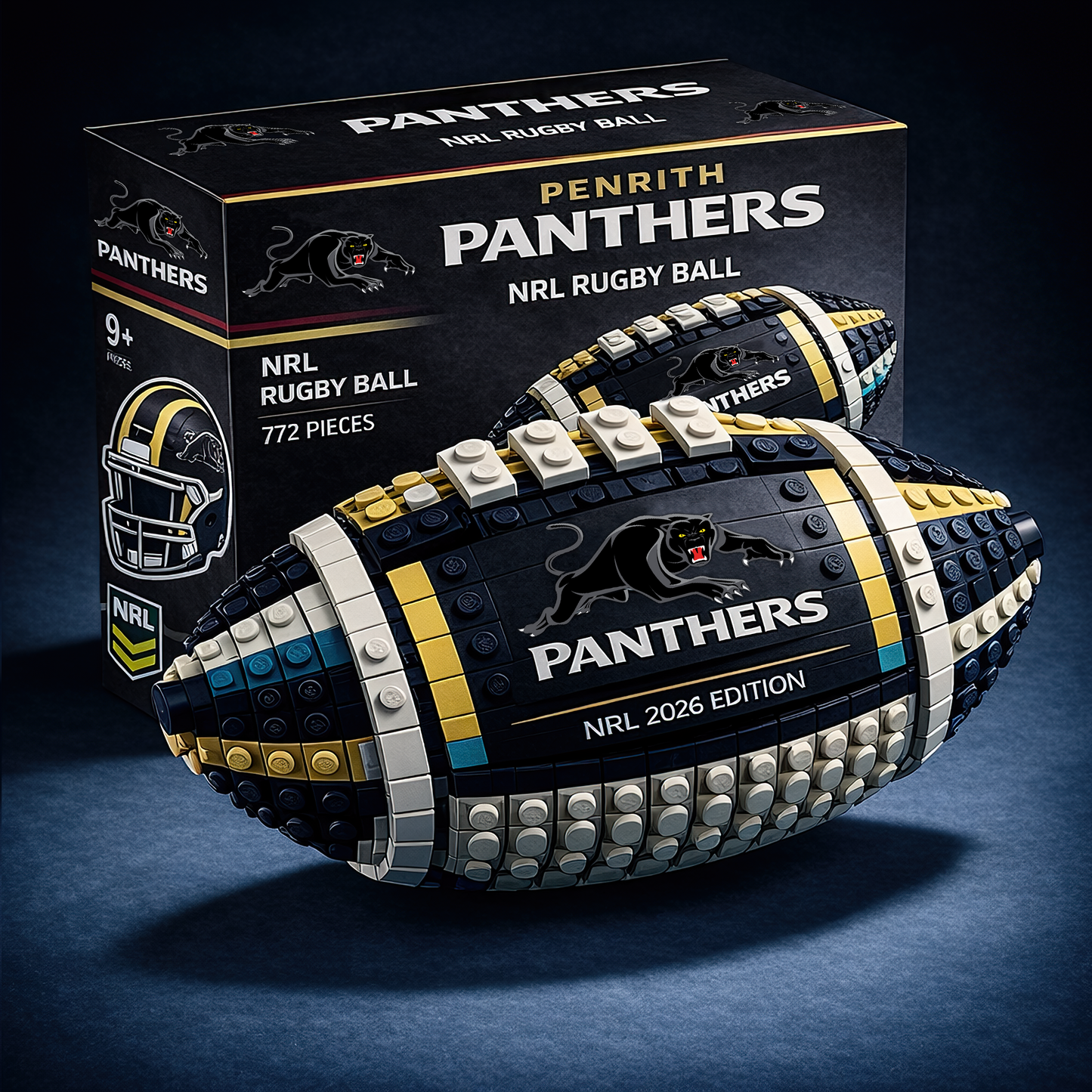 NRL x PP Rugby Ball Building Block Set NAK TTV
