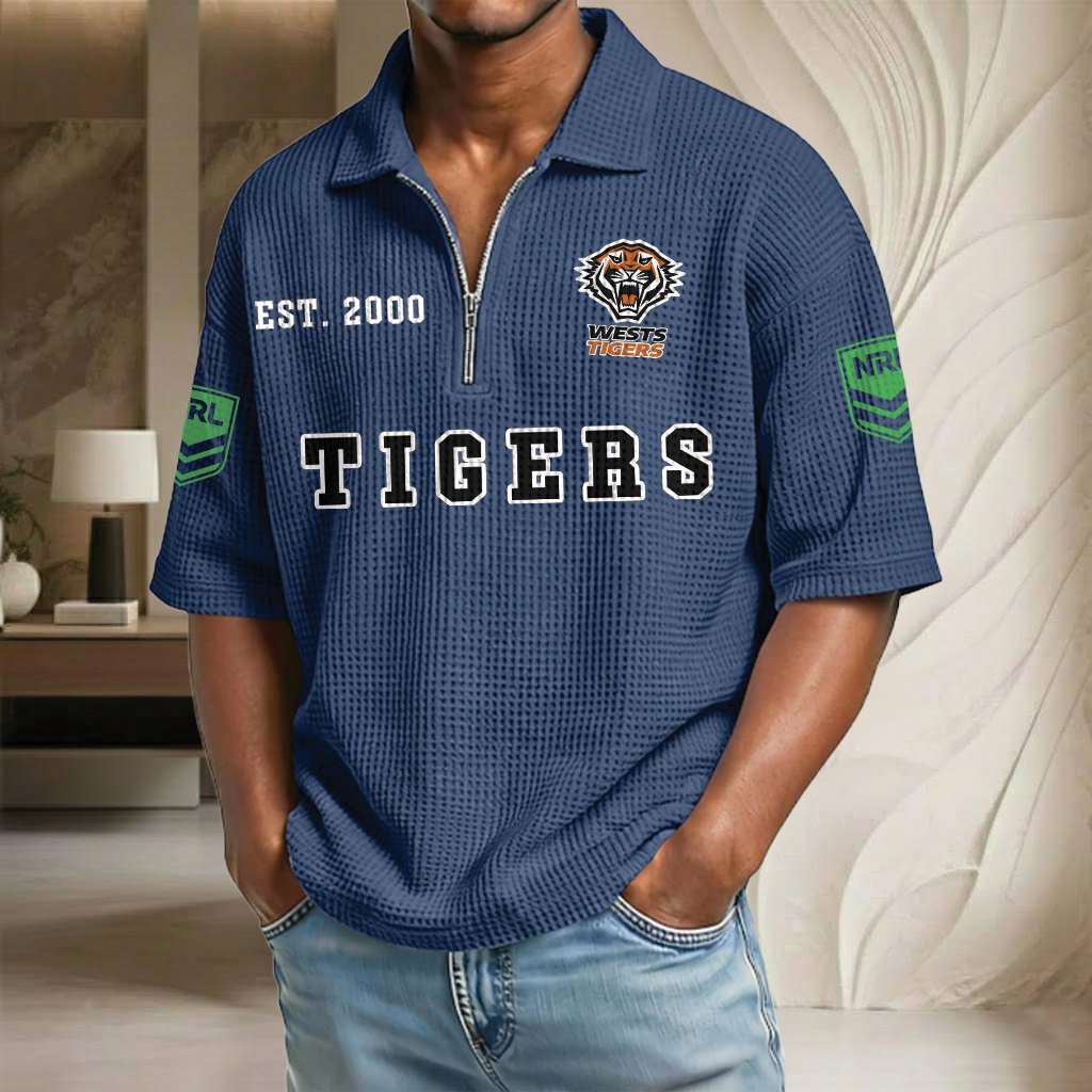 NRL x WT EST Waffle Half-Zip Polo Shirt HLP HLPHUONG