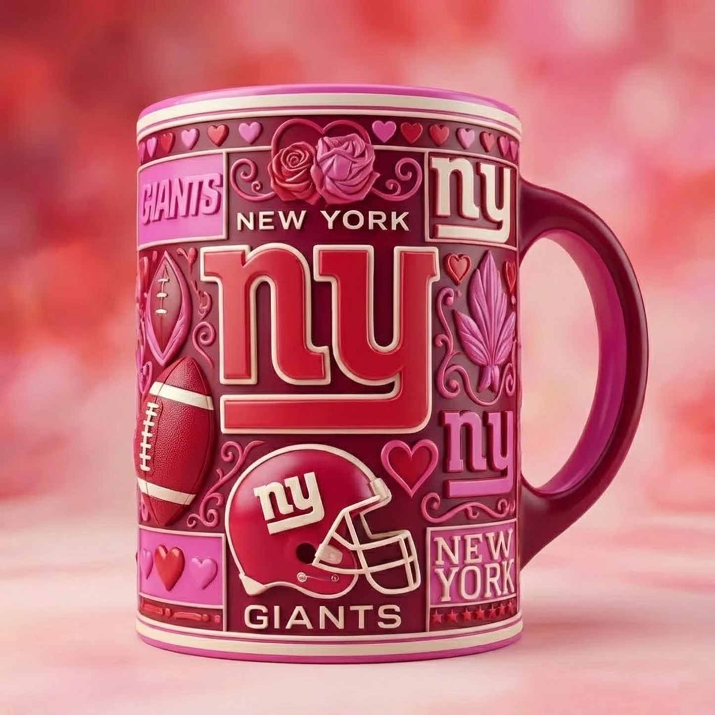 NYG X NFL Love Season Mug - Valentine 2026 NAK NHT