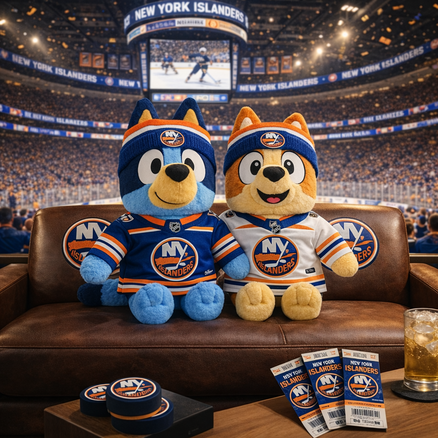 NYI x NHL Hockey Fan Plush Toy NAK NHT