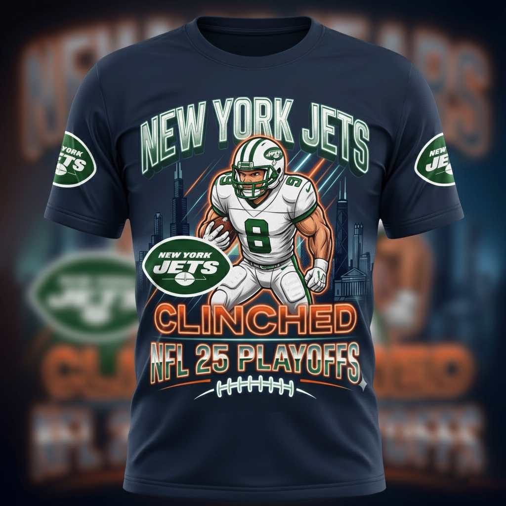 NYJ x NFL Playoff Football Tee NAK CTKT