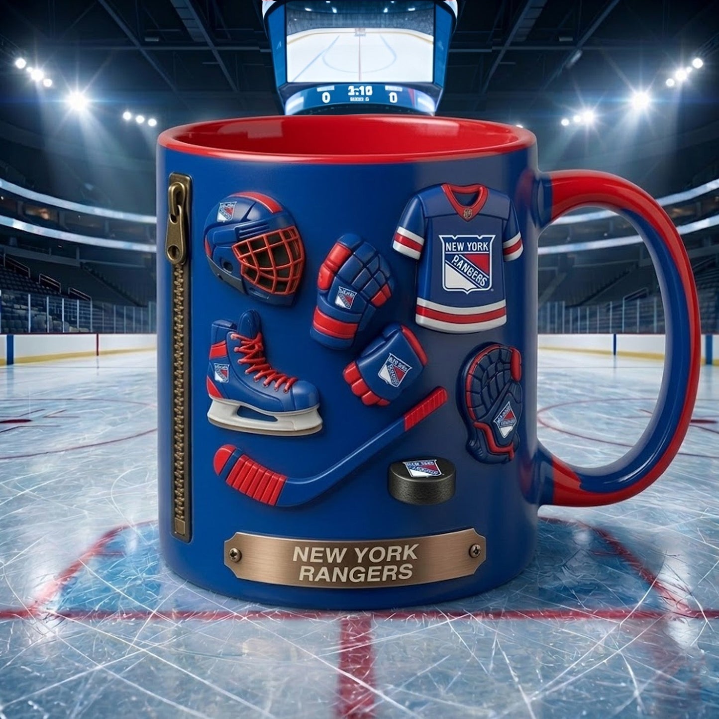 NYR x NHL Game Day Coffee Mug NAK NTN