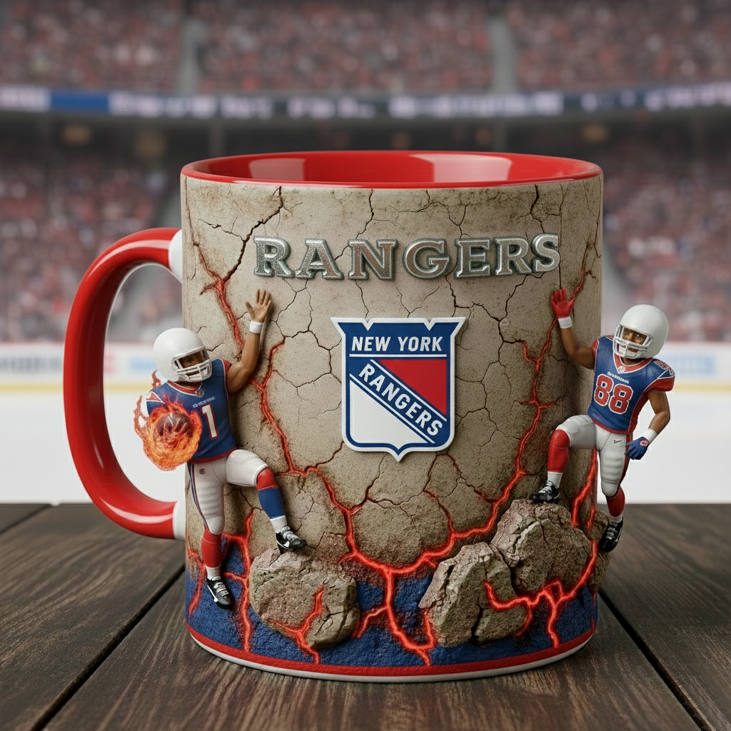 NYRx NHL Coffee Accent Mug - Personalized Gifts NAK CTKT