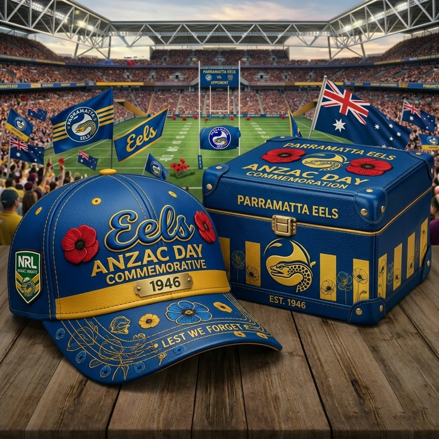 PAR x NRL ANZAC Day Commemorative Cap NAK NHT