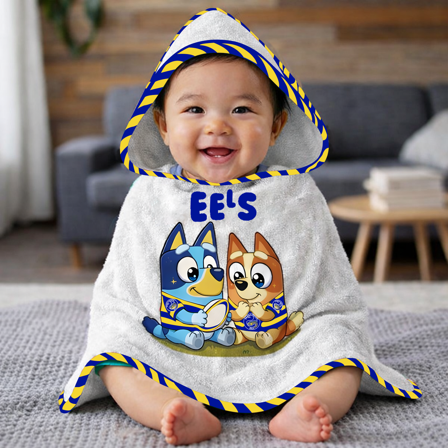 PAR x NRL Cute Baby Bath Hooded Towel NAK NHT