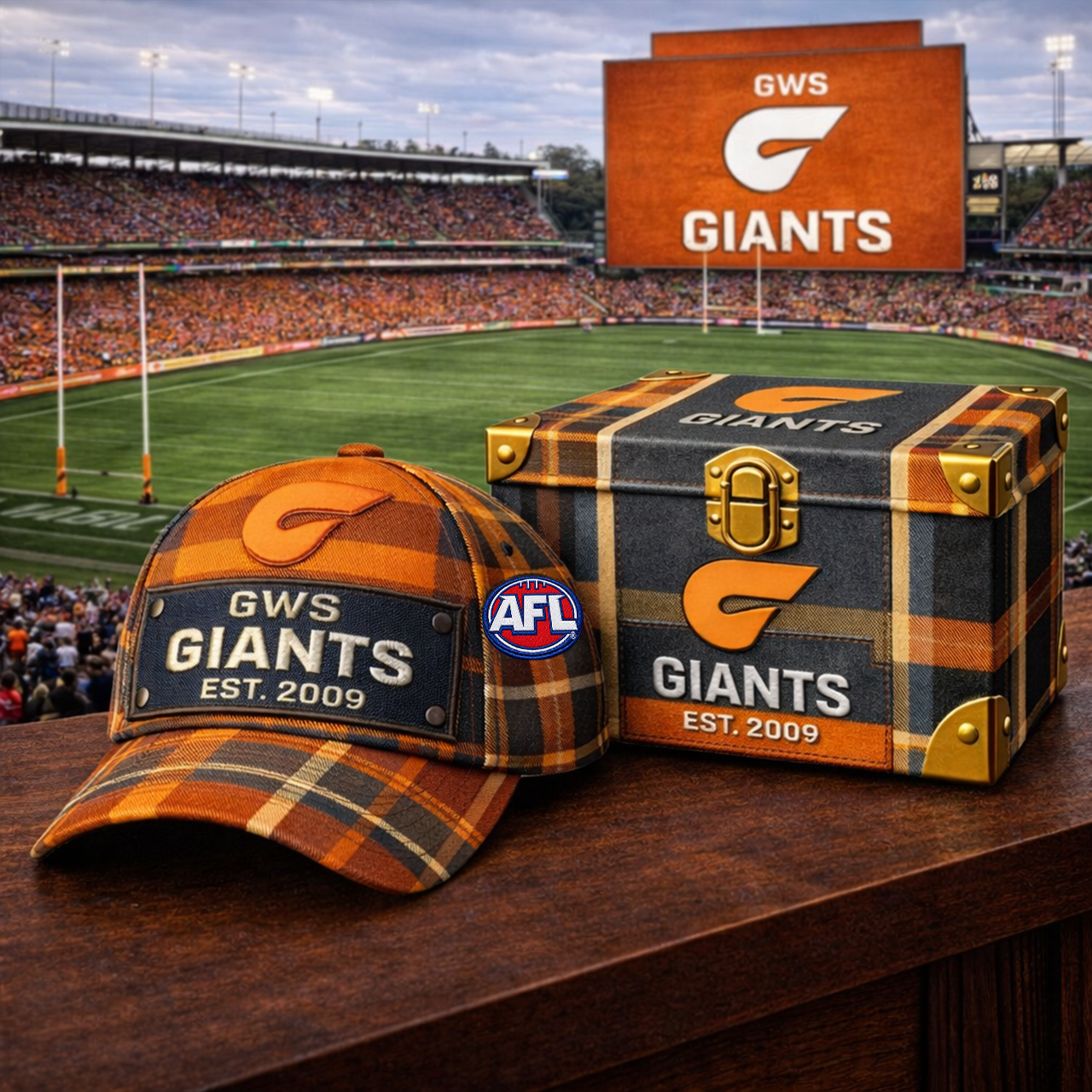 Premium AFL GS Heritage Plaid Vintage Cap V14 NMD TTV