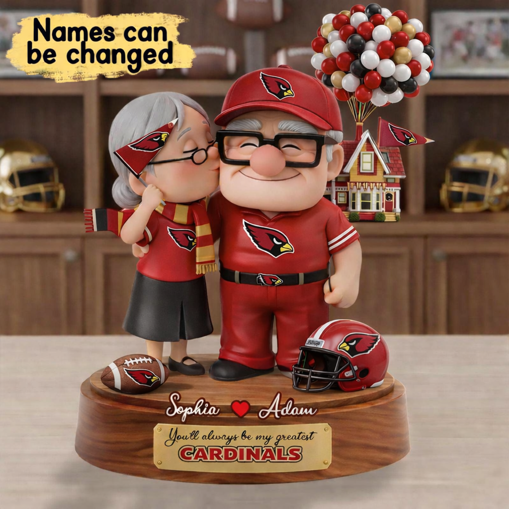 Premium NFL AC x Ups Personalized Couple Name Acrylic Plaque V1 NMD CTKT