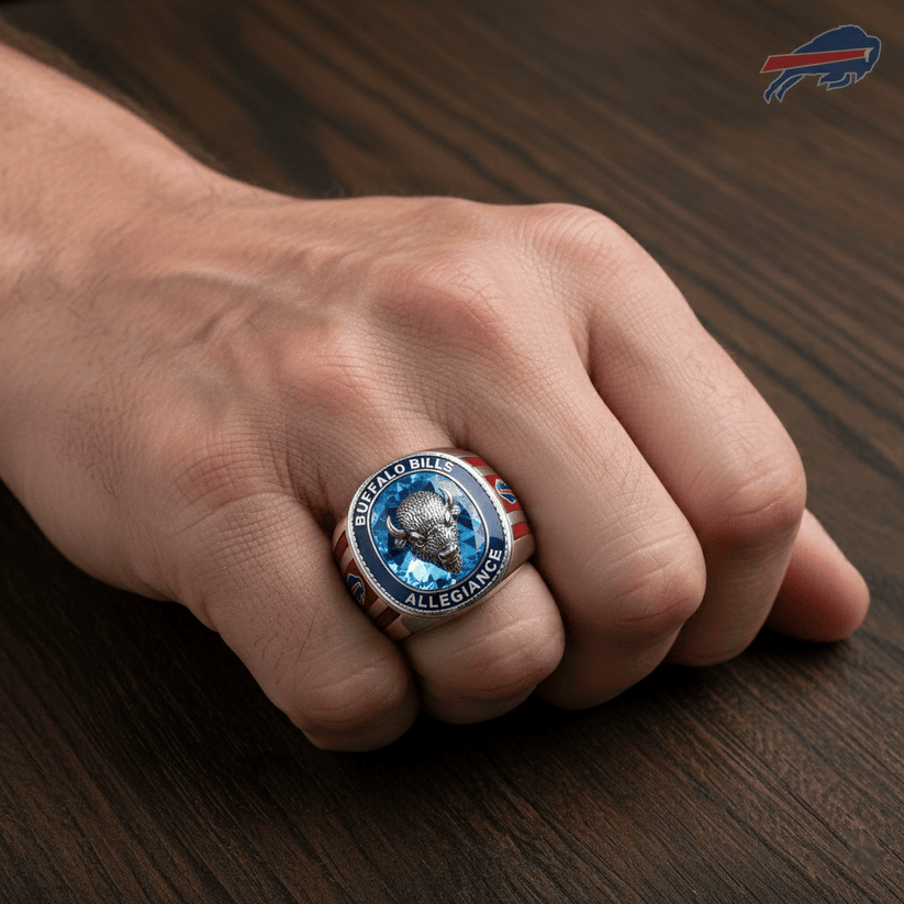 Premium NFL BUF Legacy Crystal Ring V2 NMD TTV