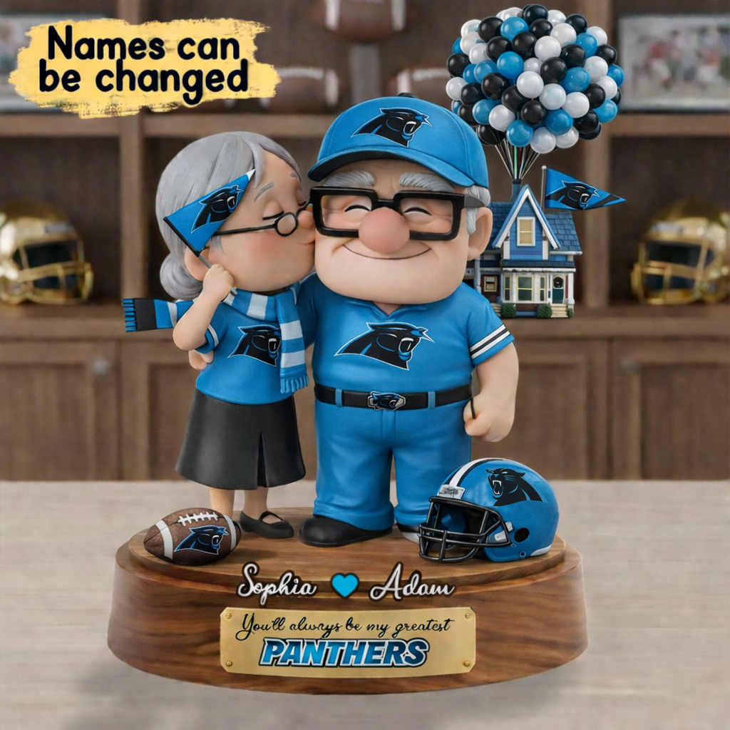 Premium NFL CP x Ups Personalized Couple Name Acrylic Plaque V1 NMD CTKT