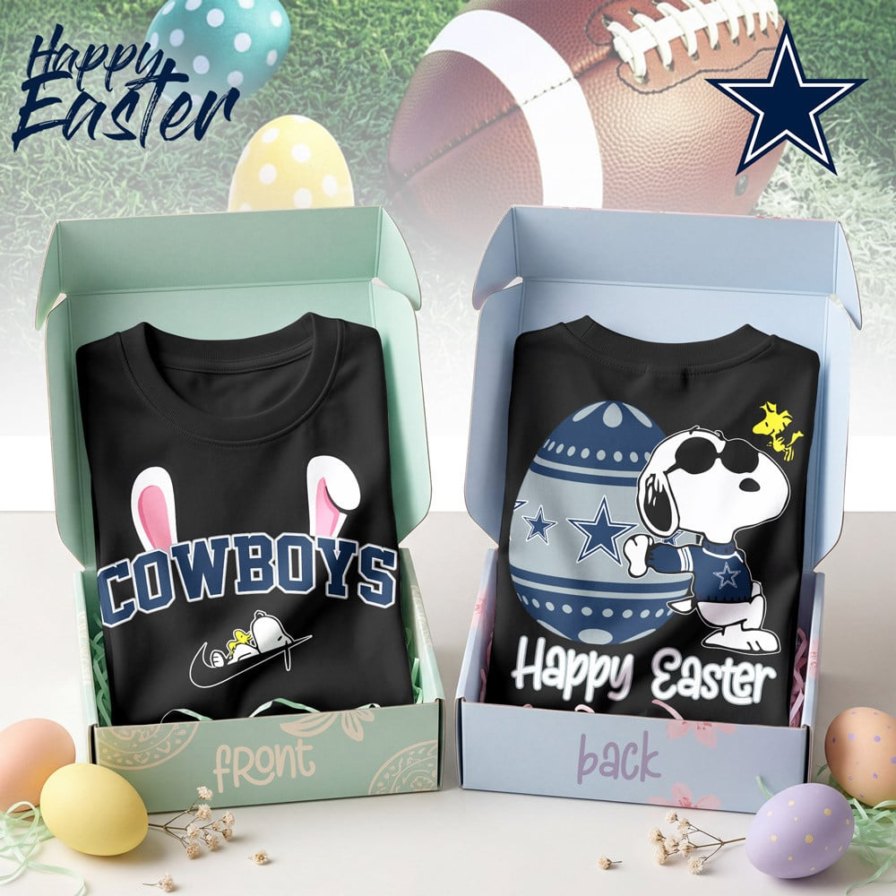 Premium NFL DAL Happy Snoopy Easter T-shirt V1 NMD TTV