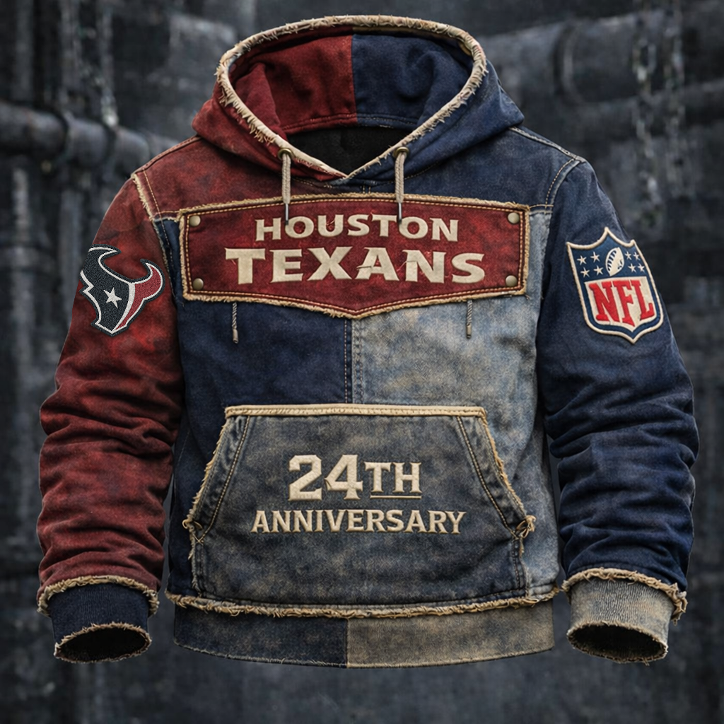 Premium NFL HOU Anniversary Vintage Hoodie V1 NMD TTV