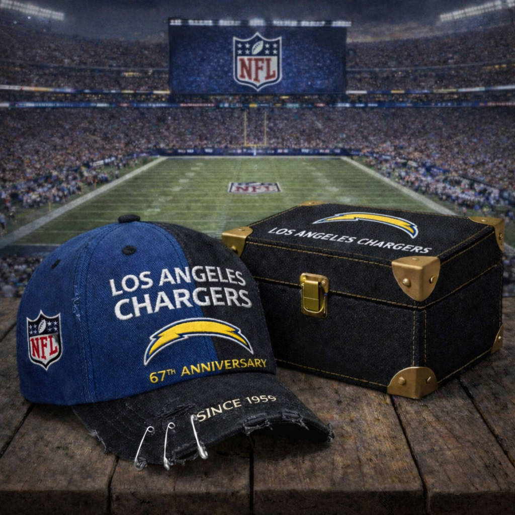 Premium NFL LAC Anniversary Vintage Crackle Hat V7 NMD CTKT