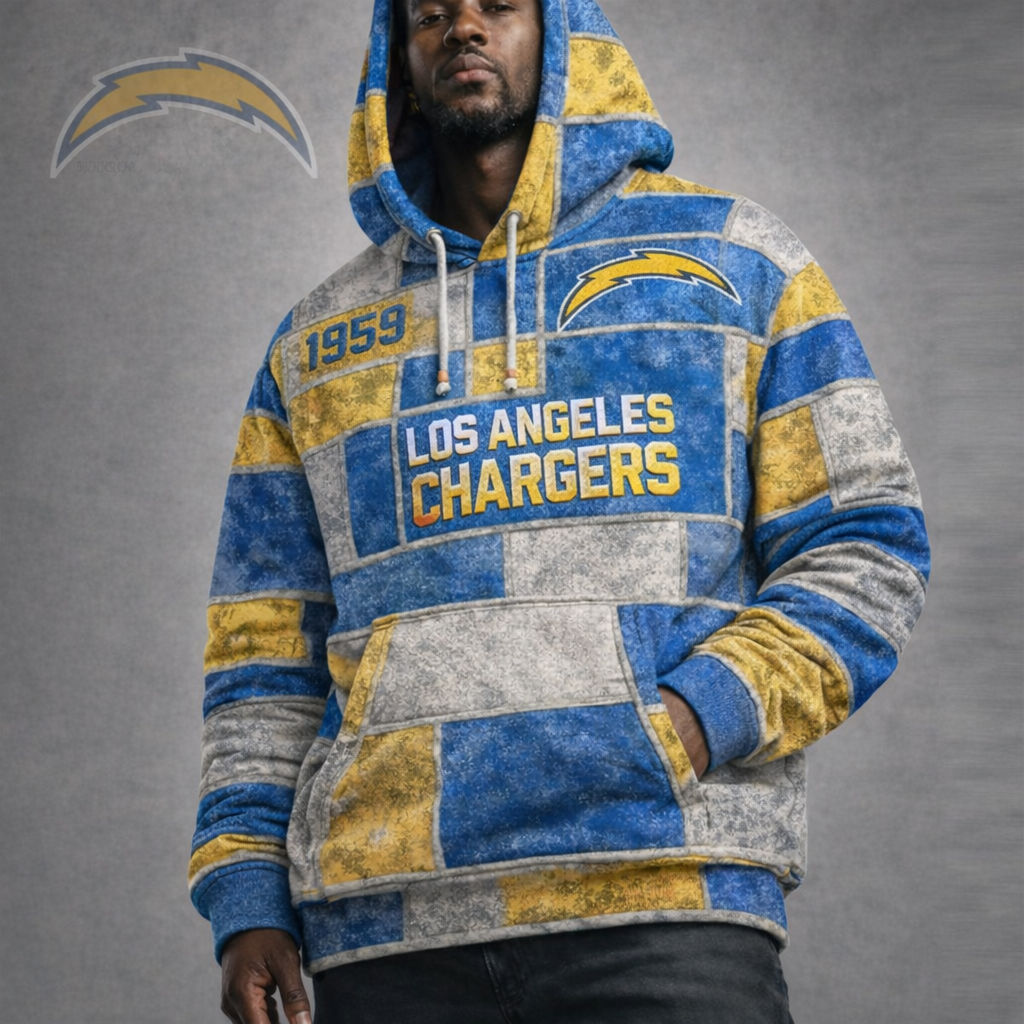 Premium NFL LAC Vintage Patchwork Hoodie V2 NMD CTKT