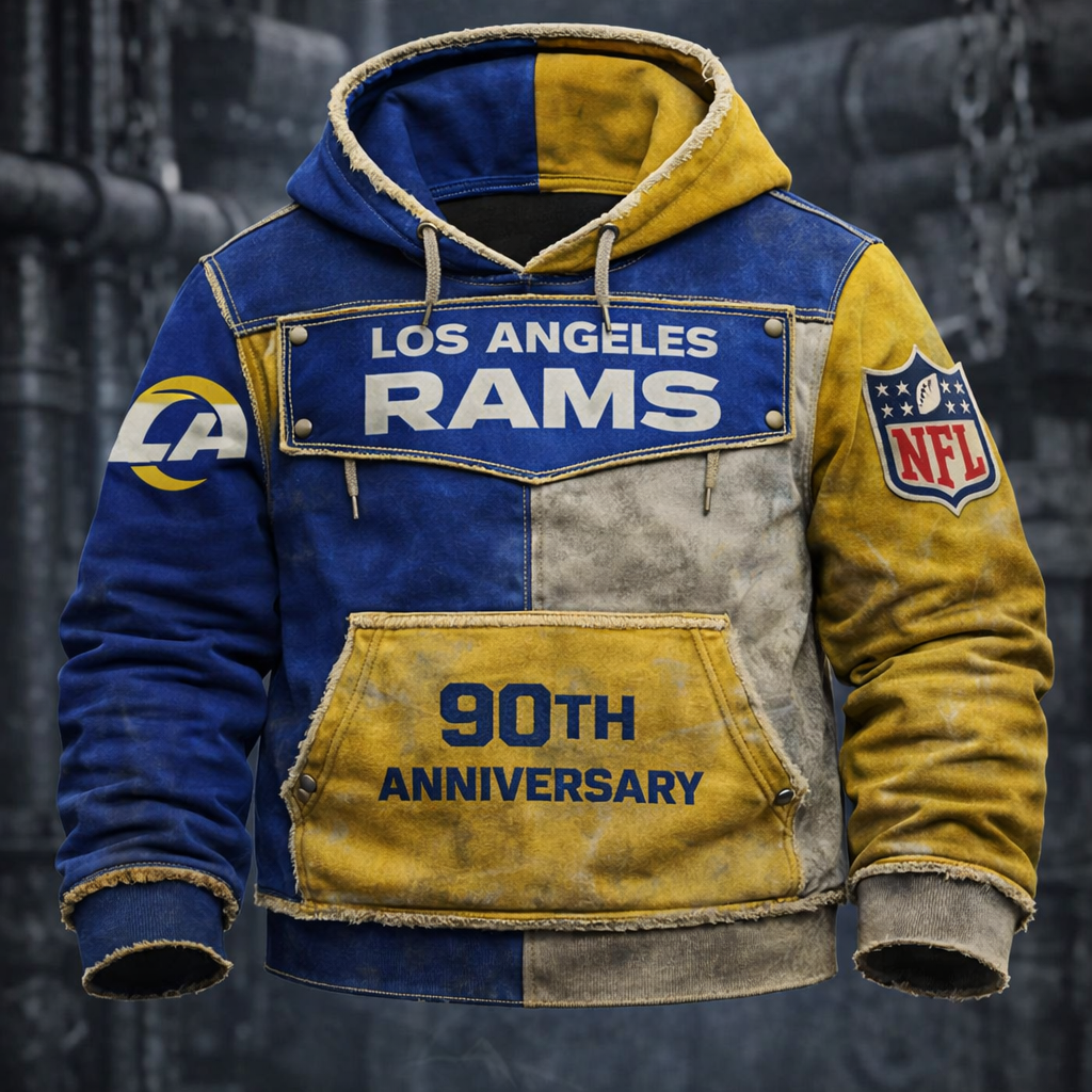 Premium NFL LAR Anniversary Vintage Hoodie V1 NMD TTV