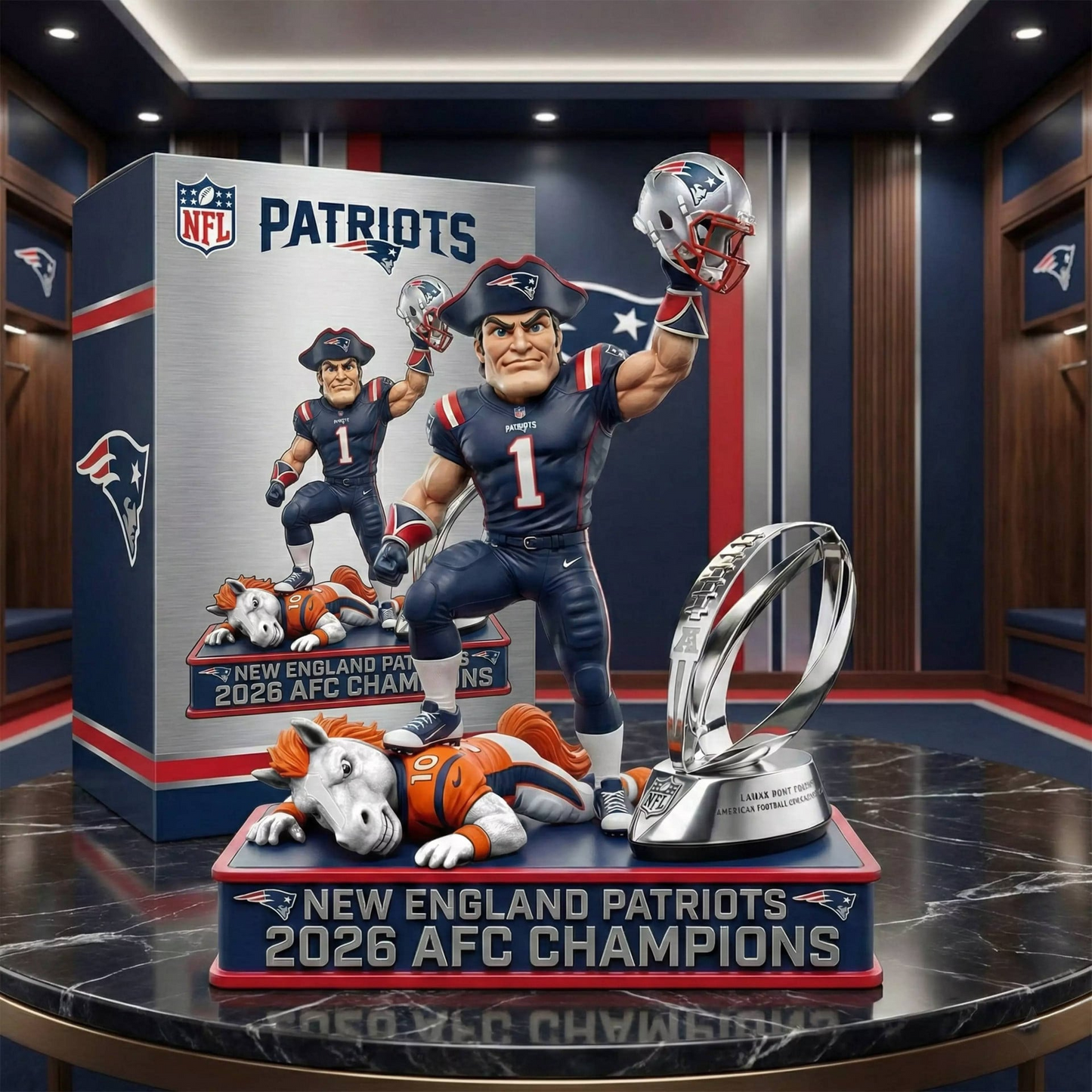 Premium NFL NEP Champions Acrylic Plaque V2 NMD TTV