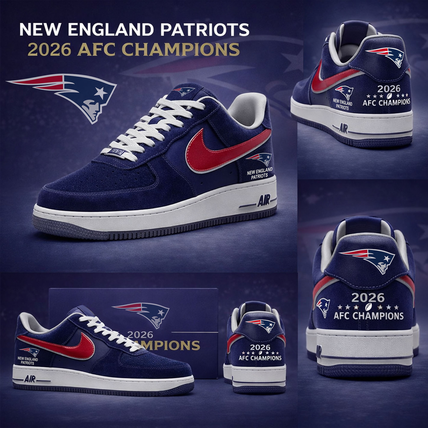 Premium NFL NEP Champions AF1 SNEAKER V2 NMD TTV