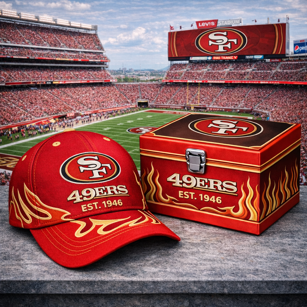 Premium NFL SF49 Flame Heritage Vintage Cap V13 NMD CTKT
