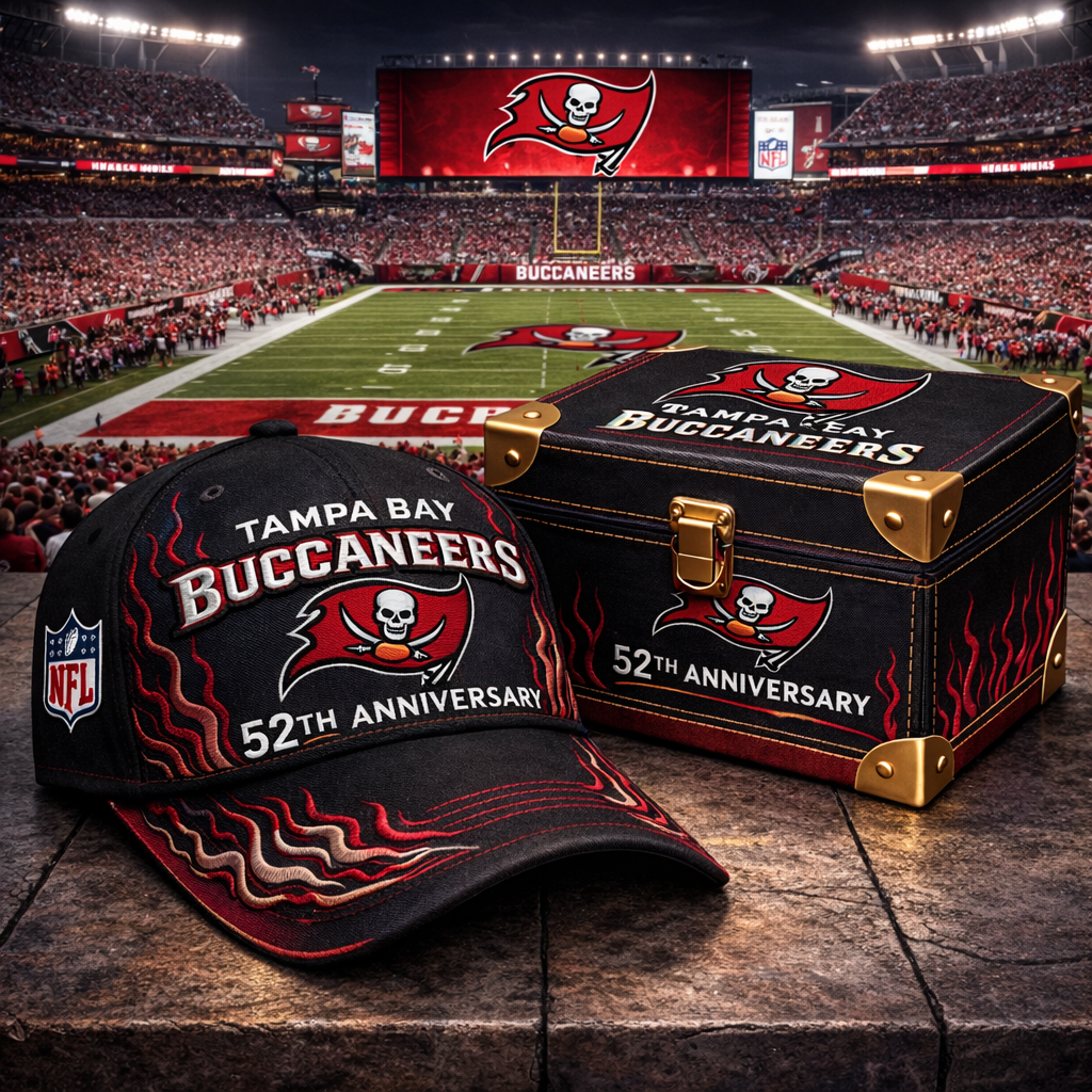 Premium NFL TBB Anniversary Flame Edition Cap V8 NMD CTKT