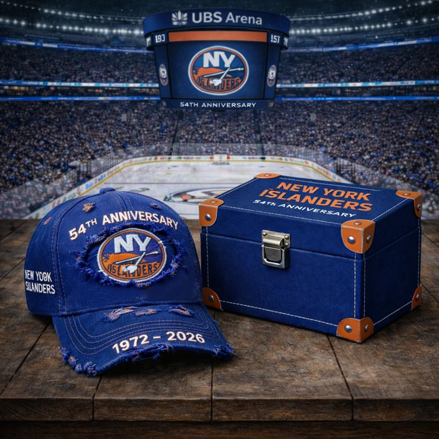 Premium NHL NYI Anniversary Vintage Hat V4 NMD NHT