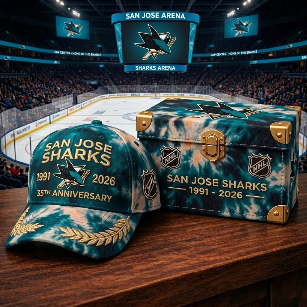 Premium NHL SJS Anniversary Heritage Cap V15 NMD CTKT