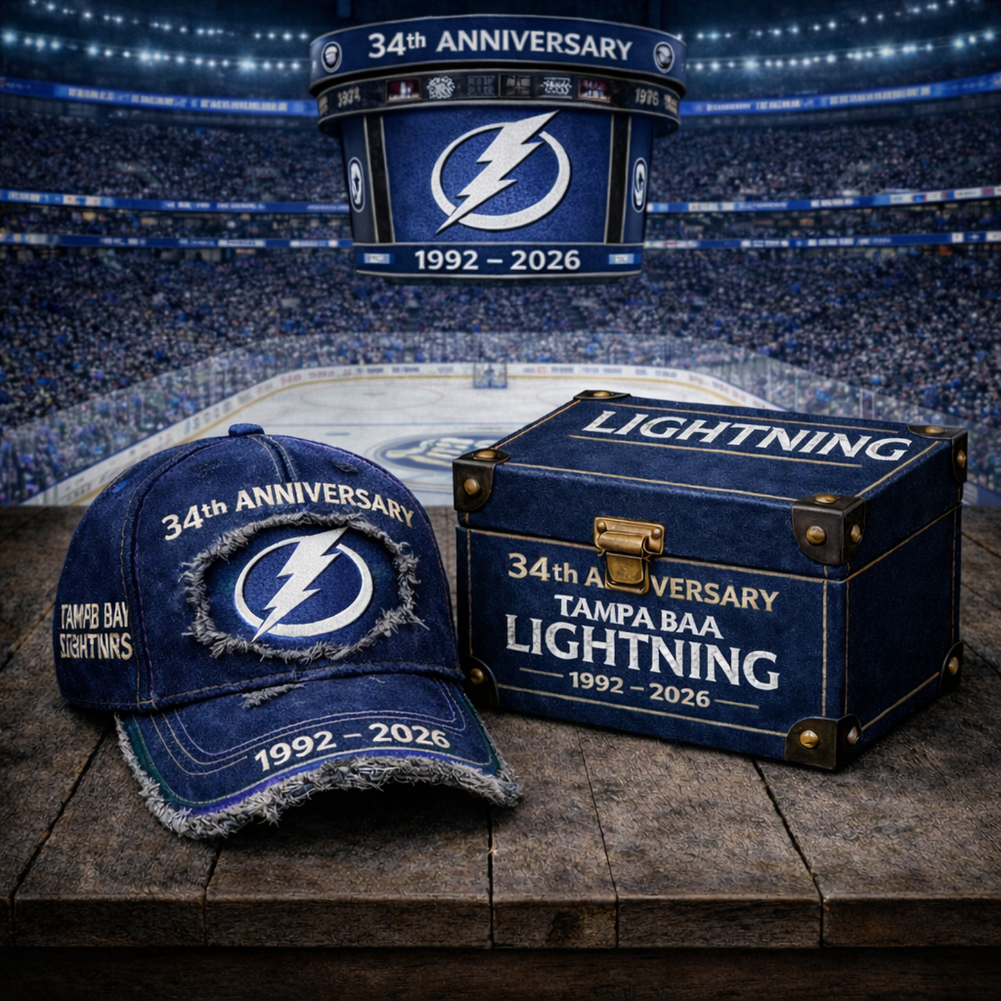 Premium NHL TBL Anniversary Vintage Hat V4 NMD NHT