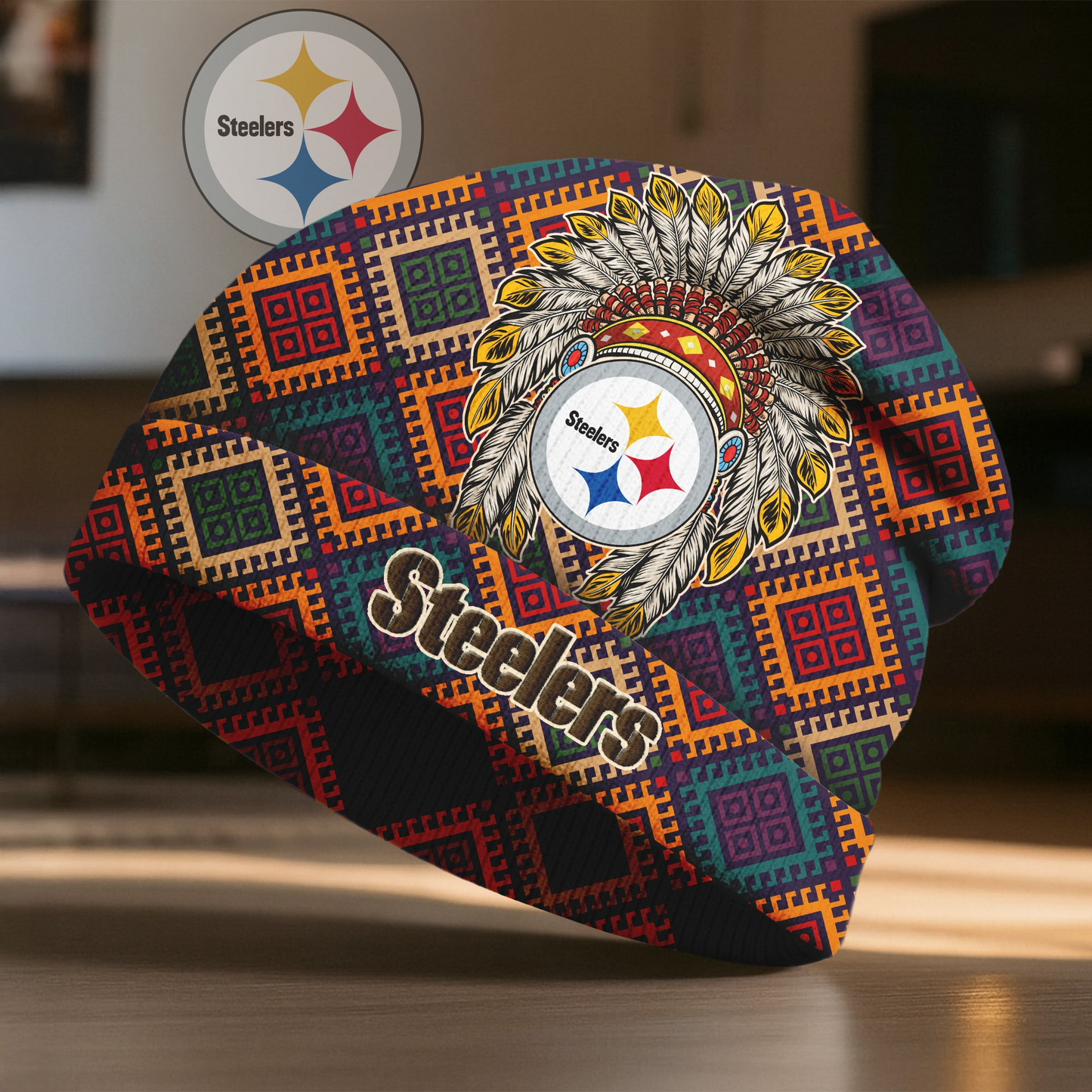PS x Premium NFL Native American Heritage Beanie Hat NY NAK CTKT