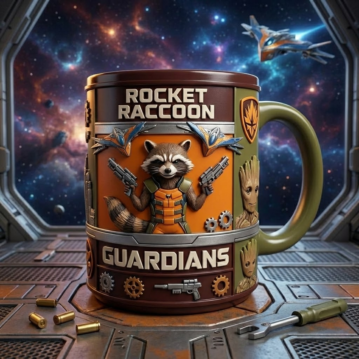 RRA X MARVEL LEGEND RELIEF MUG NAK NHT